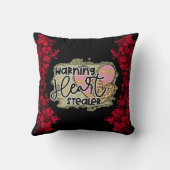 トレンディーハートステルバーレンティスデイコットン クッション (裏面)