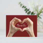 トレンディーハートテーマサンキューカード サンキューカード (スタンド正面)