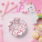 トレンディーハートドードル01 ペーパーボウル (パーティー)