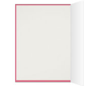 トレンディーハートフォトコラージュピンクのグリーティングカード (内側 (左))