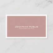 トレンディーハーモニックカラープロフェッショナルエレガントプレーン 名刺