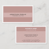 トレンディーハーモニックカラープロフェッショナルスタイリッシュプレーン 名刺 (正面/裏面)