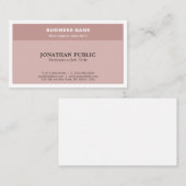 トレンディーハーモニックカラープロフェッショナルスタイリッシュプレーン 名刺 (正面/裏面)