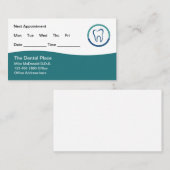 トレンディーバジェット歯科アポイントメント名刺 名刺 (正面/裏面)