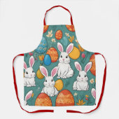 トレンディーバニーイースターコレクション エプロン (正面)