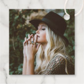 トレンディーバブルフォイル卒業パーティフォトバックア フェイバータグ (裏面)