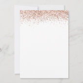 トレンディーバラグリッタースウィート16バースデーパーティー招待状 招待状 (裏面)