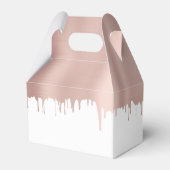 トレンディーバラピンク金ゴールドメタリックドリップスモノグラム フェイバーボックス (裏面サイド)