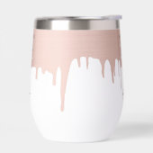 トレンディーバラピンク金ゴールドメタリックドリップ21歳の誕生日 (左面)