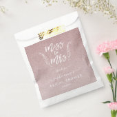 トレンディーバラ恋しく思金ゴールドへブライダルシャワー フェイバーバッグ (封をした状態)