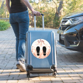 トレンディーバラ金ゴールドきらめくスパサロンフロアステッカー シール (スーツケースインサイチュ)