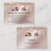 トレンディーバラ金ゴールドアイと金ゴールドドリップアフターケア 紹介カード (正面/裏面)