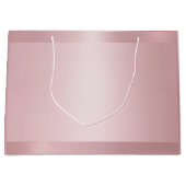 トレンディーバラ金ゴールドグラマーエレガントモダンテンプレート ラージペーパーバッグ (正面)