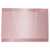 トレンディーバラ金ゴールドグラマーエレガントモダンテンプレート ラージペーパーバッグ (裏面)