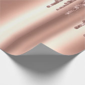 トレンディーバラ金ゴールドグリッタードリップスメタル ラッピングペーパー (角)