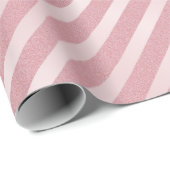 トレンディーバラ金ゴールドグリッターモダンテンプレート ラッピングペーパー (ロールコーナー)