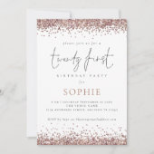 トレンディーバラ金ゴールドグリッター二十一パーティー 招待状 (正面)