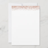 トレンディーバラ金ゴールドグリッター写真卒業 サンキューカード (裏面)