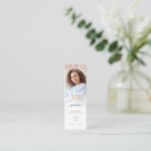 トレンディーバラ金ゴールドグリッター写真2024卒業 コーリングカード (スタンド正面)