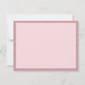 トレンディーバラ金ゴールドグリッター書付プロフェッショナル ノートカード (裏面)