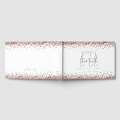 トレンディーバラ金ゴールドグリッター30th誕生日パーティー ゲストブック (全面)