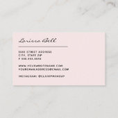 トレンディーバラ金ゴールドグリッター 名刺 (裏面)