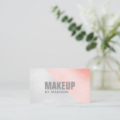 トレンディーバラ金ゴールドシルバーシモダンックメイクアップアーティスト 名刺 (スタンド正面)