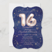 トレンディーバラ金ゴールドスターズネイビーブルースウィート16 招待状 (正面)