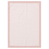 トレンディーバラ金ゴールドチェッククロスインテリア テーブルクロス (正面)