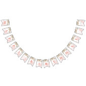 トレンディーバラ金ゴールドフローラ金ゴールド16th誕生日パーティー バンティングフラッグ (全)