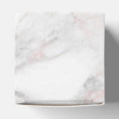 トレンディーバラ金ゴールドホワイトマーブルエレガントテンプレート フェイバーボックス (上部)