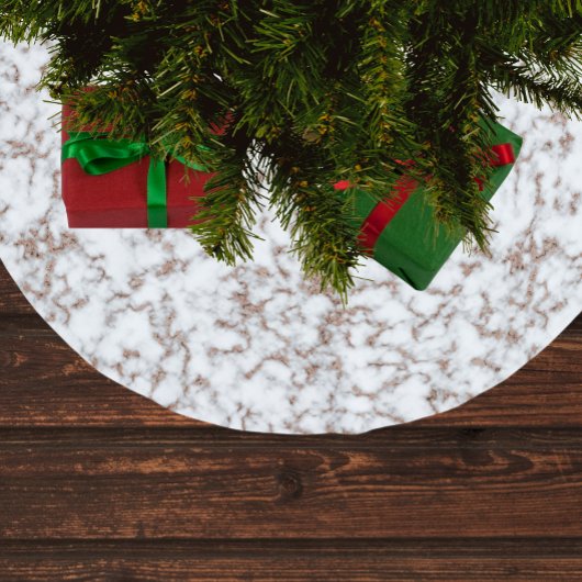 トレンディーバラ金ゴールドマーブルパターン ブラッシュドポリエステルツリースカート