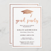 トレンディーバラ金ゴールド卒業パーティ招待状 招待状 (正面/裏面)