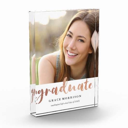 トレンディーバラ金ゴールド卒業写真 フォトブロック (左)