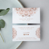 トレンディーバラ-金ゴールド曼荼羅 名刺