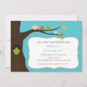 トレンディーバーズ誕生日招待状 招待状 (正面)