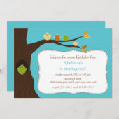 トレンディーバーズ誕生日招待状 招待状 (正面/裏面)