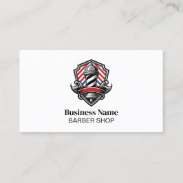 トレンディーバーバーショッププロフェッショナルヘアクリッパー理容師 名刺