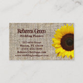 トレンディーバーラップ西カントリーガーデンヒマワリ 名刺 (正面)