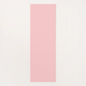 トレンディーパステルバラ無地のカラー ヨガマット (裏面)