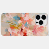 トレンディーパステルフラワー芸術的抽象芸術 Case-Mate iPhoneケース (裏面 (横))