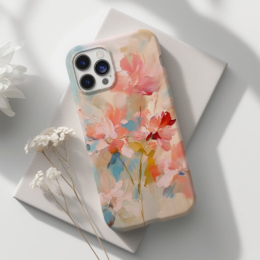 トレンディーパステルフラワー芸術的抽象芸術 Case-Mate iPhoneケース