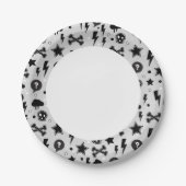 トレンディーパターン ペーパープレート (正面)