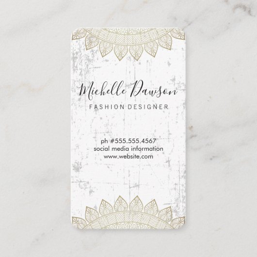 トレンディーパター動揺して 名刺 (正面)