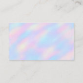 トレンディーパティシシェフベーカリーケーキビジネスカード 名刺 (裏面)