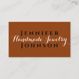 トレンディーパンパスハンドメイドジュエリースクリプト署名 名刺