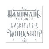 トレンディーパーソナライズされたはワークショップで愛で手作り セルフインキングスタンプ (デザイン)