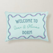 トレンディーパーソナライズされたグリーンハンドドロッドドームルームメイト アクセントクッション (正面)