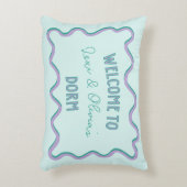 トレンディーパーソナライズされたグリーンハンドドロッドドームルームメイト アクセントクッション (正面(垂直))