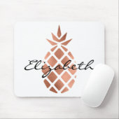 トレンディーパーソナライズされたフェイクバラ金箔パイナップル マウスパッド (マウス)
